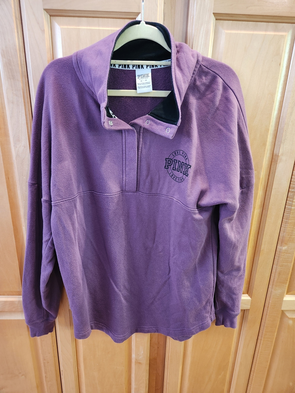 PINK Victoria's Secret Purple Pullover Fleece
